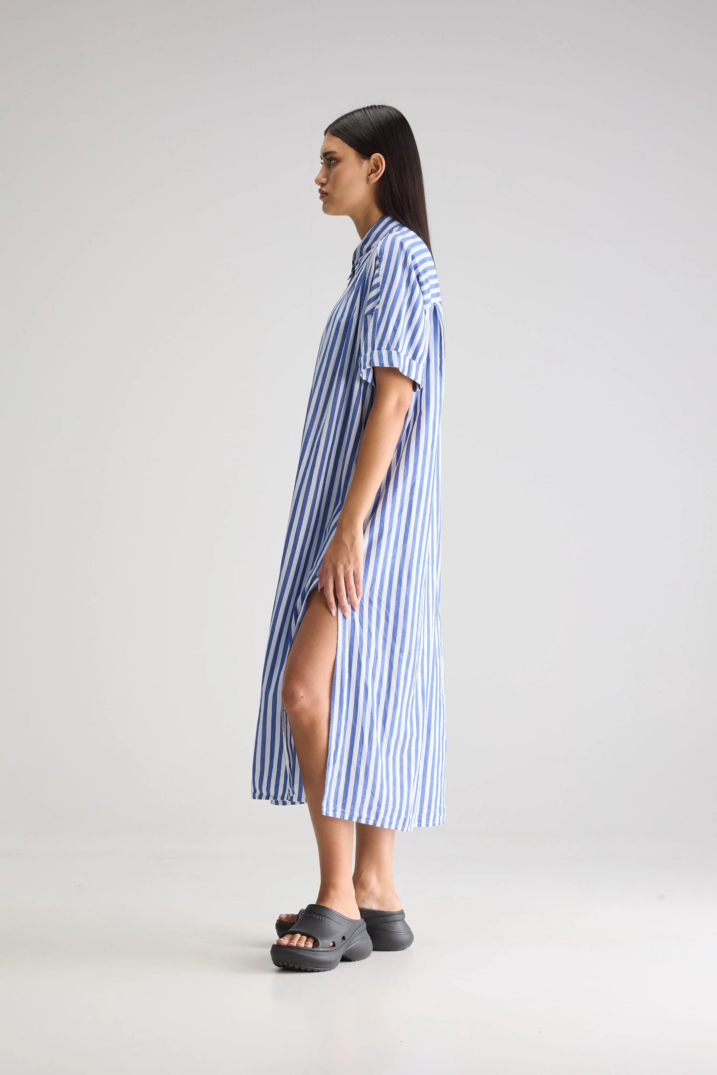 Keren Long Shirt Dress