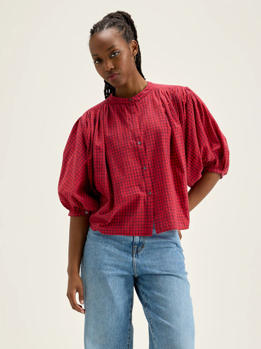 Ink Cropped Blouse Bellerose